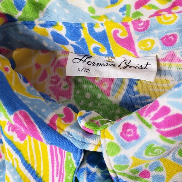 VTG Herman Geist Union 70's Novelty Neon Hipster Psychedelic Magic School Bus - Picture 12 of 15